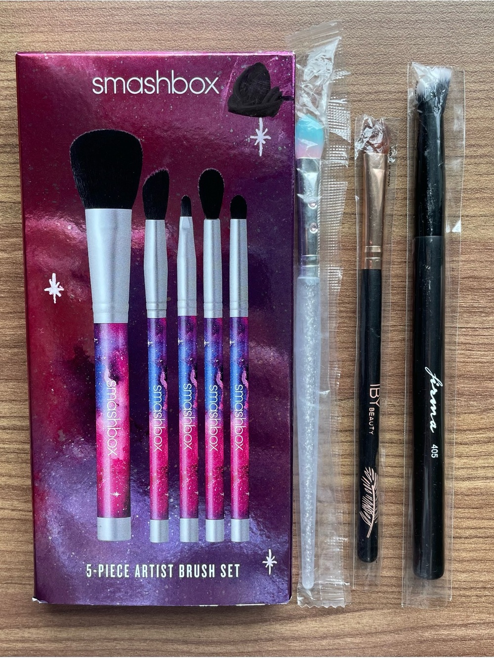 NIB 8pc Smashbox Cosmic Celebration & Pro Eye Makeup Brush Lot